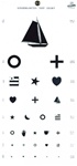 Kindergarten eye test chart