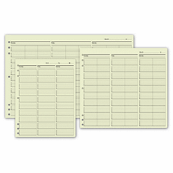 <!031>Timescan Appointment Sheets 3 Col 10 Min