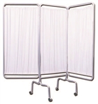 DELUXE 3 PANEL SCREEN WITH CASTERS