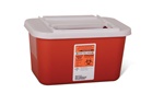 1 Gallon Biohazard Multipurpose Sharps Container Red