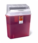 3Gallon Biohazard Multipurpose Sharps Container Red