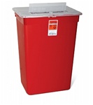 10 Gallon  Sharps Red Container
