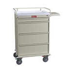 Value Punch Card Cart, Tall Cabinet, with Keyless Entry, Drawer Tray with Dividers,  Waste Container and   Locking Sharps ContainerCapacity of 360 Cards
