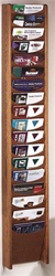 Solid Oak Literature Rack