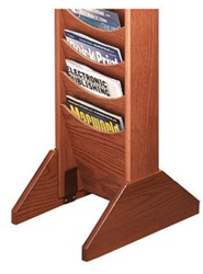 Wooden Bases for Literature Display RacksWooden Bases for Literature Display Racks