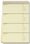 Physician Telephone Message Sheets