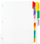 <!001>Custom 13 Tab Divider Set