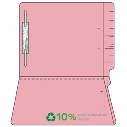 14pt Reinforced Solid Color End Tab Folders