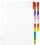 <!002>Custom 17 Tab Divider Set