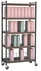 Vertical Binder Chart Carts
