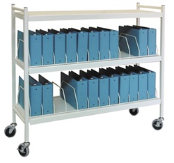 Vertical Binder Chart Carts