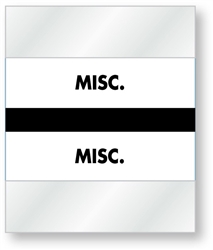 Divider Label 400 Series