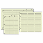 <!031>Timescan Appointment Sheets 1 Col. 15 Min. Inter.