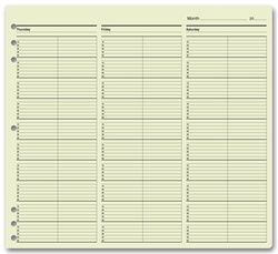 <!031>Timescan Appointment Sheets 2 Col 10 Min