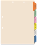 <!003>Custom 6 Tab Divider Set