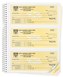 Cash Receipt Book Imprinted