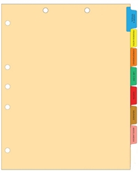 <!003>Custom 7 Tab Divider Set
