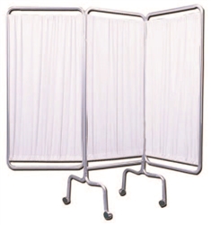 DELUXE 3 PANEL SCREEN WITH CASTERS