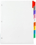<!004>Custom 9 Tab Divider Set