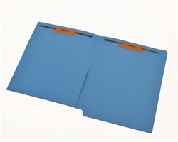 Color 11pt Reinforced 2-Ply End Tab Half Pocket Folders