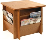 Table with Literature Rack