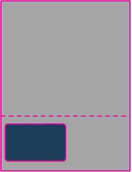 4” x 2-1/2” Label w/ Perf