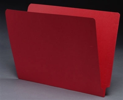 14 pt Reinforced Solid Color End Tab Folders