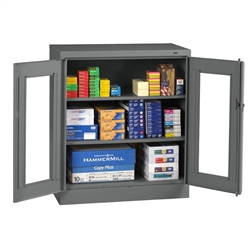 36" W x 12" D  W Clear View Storage Cabinets