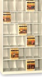 48" Wide Letter Size Stackable Shelving