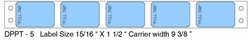 Patient Charge Labels for Dot Matrix Printers