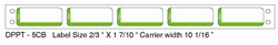 Patient Charge Labels for Dot Matrix Printers