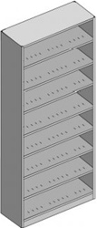 <!011>Open Shelf File 9 Shelves 8 Openings