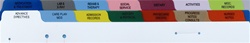 Long Term Care 14-Tab Poly Divider Set