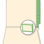 Color Border Manila Reinforced End File Folders