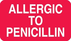 ALLERGY LABEL