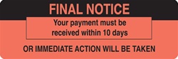 BILLING & COLLECTION LABELS