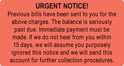 BILLING & COLLECTION LABELS