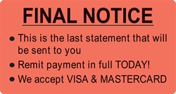 BILLING & COLLECTION LABELS