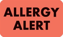 ALLERGY LABEL