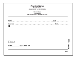 Tamper Proof Prescription Pads