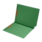 <!006>Green Ames Match 14 pt 2 Ply Top & End Tab Folder