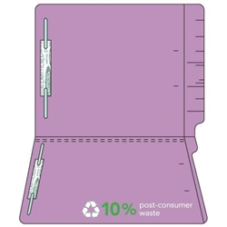 14pt Reinforced Solid Color End Tab Folders