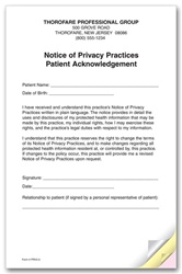 Personalized Notice of Privacy Practices HIPAA Form