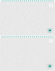 Washington State Approved  Rx Full Sheet with Perforations