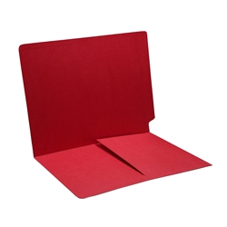 Color  11 pt Reinforced 2-Ply End Tab Half Pocket Folders