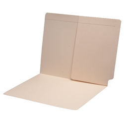 Manila  11 pt Reinforced 2-Ply End Tab Half Pocket Folders