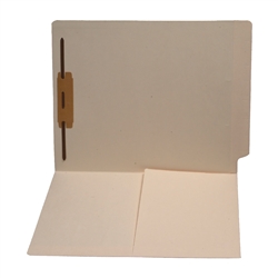 Manila  11 pt Reinforced 2-Ply End Tab Half Pocket Folders