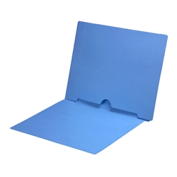 Color 11pt Reinforced 2-Ply Color End Tab Full Pocket Folder