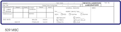 Miscellaneous Lab Report