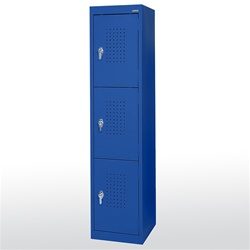 Welded Storage Lockers 3 Tier (19")